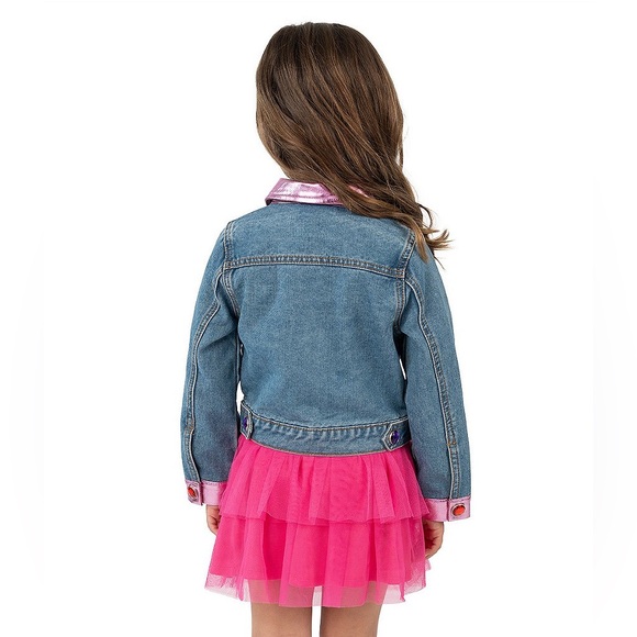 Little Girls “Dance it Out” patch detailed Jacket, Tee, & Tutu Set, NWT, Size 2T - Picture 3 of 10